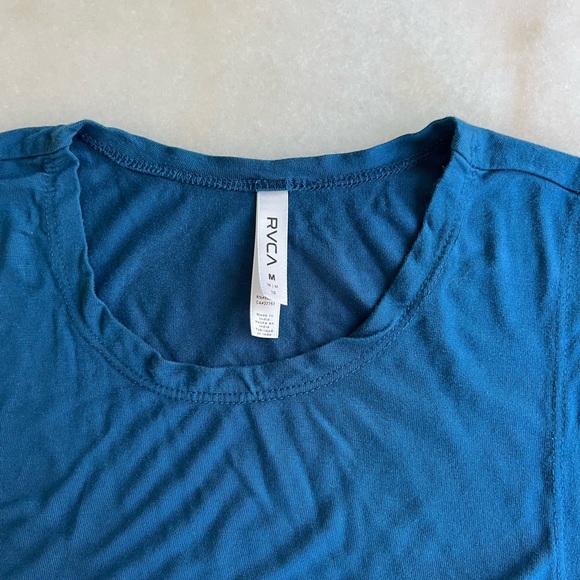 RVCA Surf Dress Boho Bohemian Chic Teal Jewel Blue Swim Surf Beach Pool Flowy - Picture 5 of 7